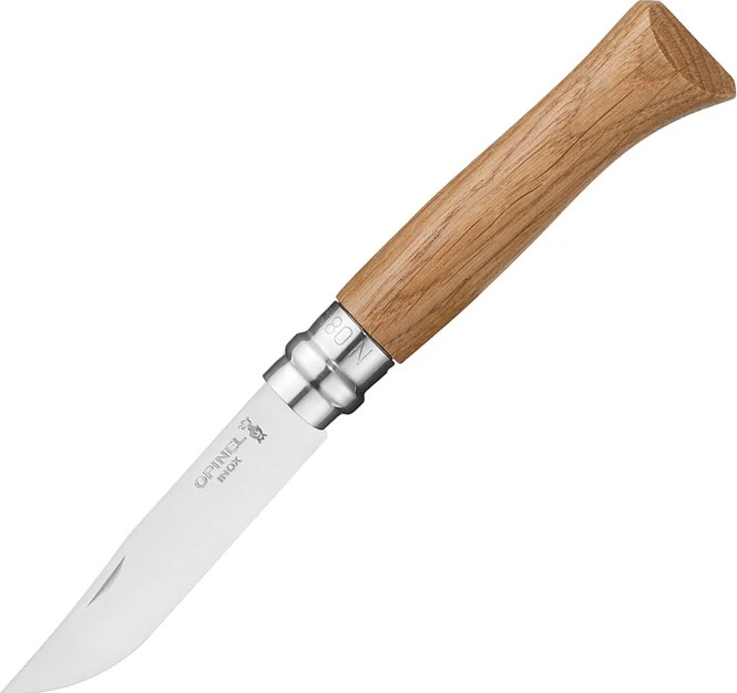 Нож Opinel №8 VRI Inox. Рукоятка - дуб