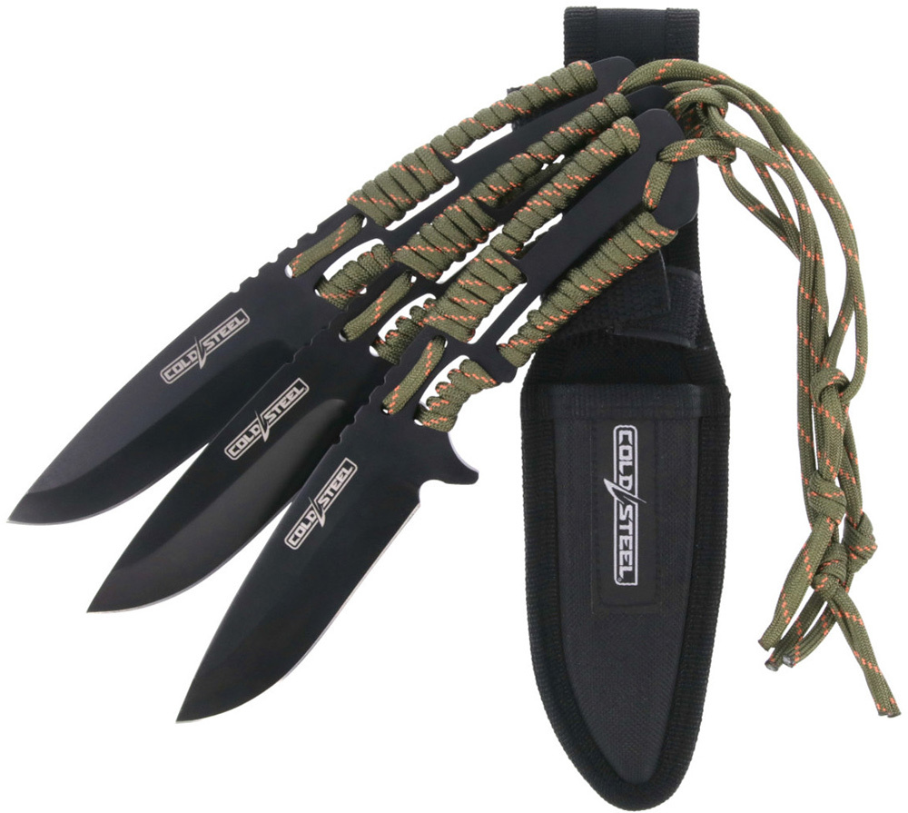 Набір ножів Cold Steel Throwing Set Paracord Handle