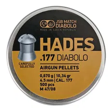 Кулі пневматичні JSB Diabolo Hades 0,67 г 4,5 мм 500 шт/уп