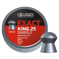 Кулі пневматичні JSB Diabolo Exact King 1,64 г 6,35 мм 350 шт/уп