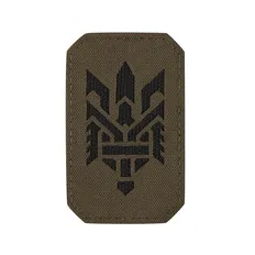Нашивка M-Tac Тризуб (стилізована) Laser Cut Ranger Green/Black