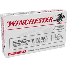 Набій Winchester k.223Rem 55g (3,56г.) FMJ