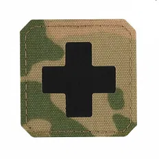 Нашивка M-Tac Medic Cross Laser Cut Multicam/Black