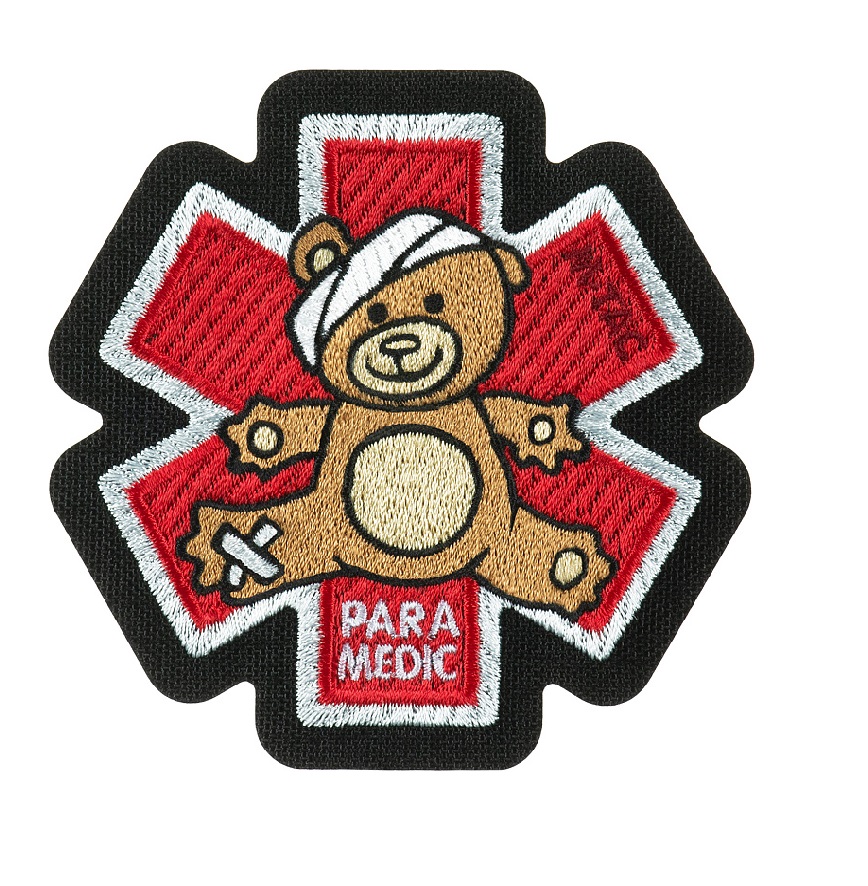 Нашивка M-Tac Paramedic Медвідь Bronze/Black