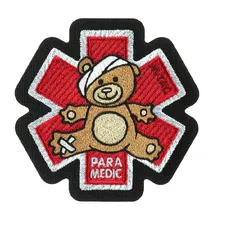 Нашивка M-Tac Paramedic Медвідь Bronze/Black