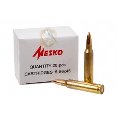 Набій Mesko кал. 223 Rem (5,56/45) куля - FMJ маса - 3.56 г/55 гр