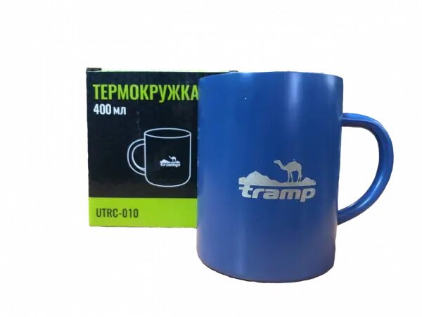 Термокружка Tramp 400 мл синій TRC-010