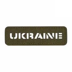 Нашивка M-Tac Ukraine наскрізна 25х80 Laser Cut Ranger Green