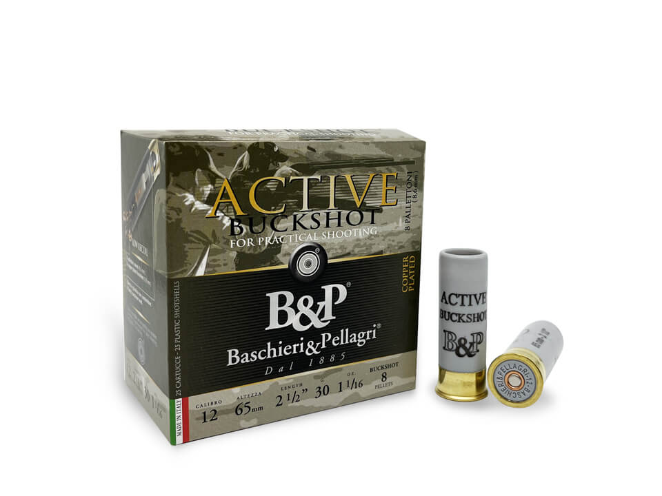 Патрон B&P Active Buckshot Practical Shooting кол.12/65 8,6 мм 30г