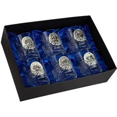 Набір склянок для віскі Boss Crystal Козаки 310 мл 6 шт
