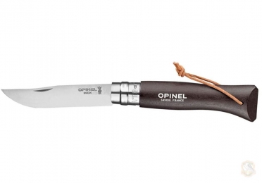 Нож Opinel №8 Inox коричневый (блистер)