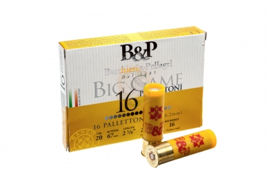 Картечь B&P BIG GAME PALLETTONI к.20/16/67 №7/0 16P