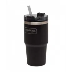 Термочашка з соломинкою Stanley Adventure Quencher 0.6 л чорна