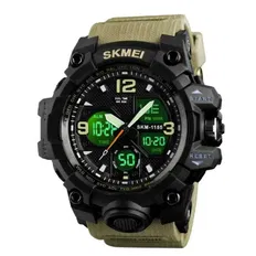 Годинник тактичний наручний Skmei 1155B (Khaki/Black)