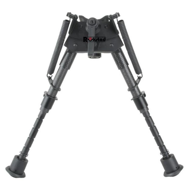 Сошки 6"-9" на антабку. Карбонове волокно, підпружинені Vector Optics RSCFS-06