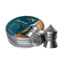 Кулі пневматичні H&N Silver Point кал. 4.5 мм. Вага - 0.75 г. 400 шт/уп