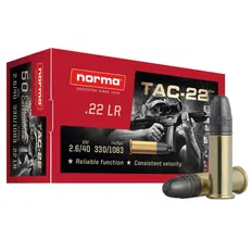 Патрон нарізний Norma 22LR Tac-22 LRN 40GR