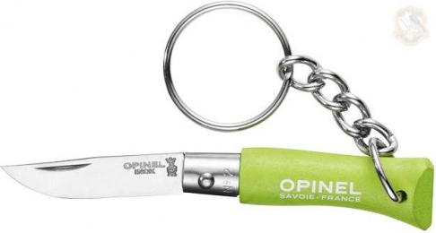 Ніж Opinel Keychain №2 Inox, салатовий