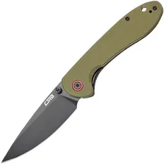 Ніж CJRB Feldspar Black Blade Green