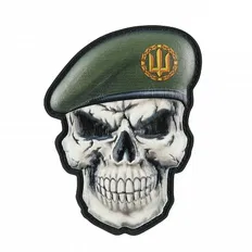Нашивка M-Tac Череп у береті