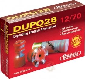 Патрон D Dupleks Dupo 28 кал. 12/70 пуля Dupo масса 28 г
