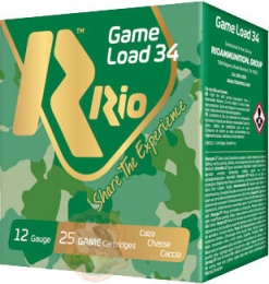 Патрон RIO GAME LOAD кал. 12/70 дробь №1 34 г