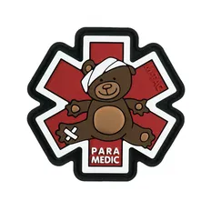 Нашивка M-Tac Paramedic Медвідь (PVC) Brown/Black