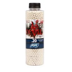 Страйкбольні кульки ASG Blaster Devil White 6 мм 0,2 г 3300 шт