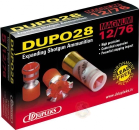 Набій D Dupleks Dupo 28 Magnum кал. 12/76 куля Dupo маса 28 г