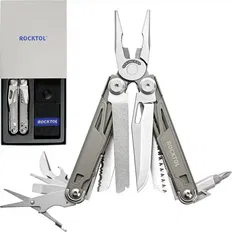 Мультитул Rocktol 19 в 1 з титановим покриттям