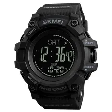 Годинник чоловічий тактичні з компасом Skmei 1356 (Black)