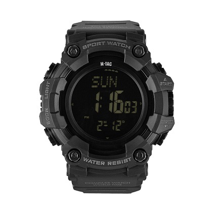 Годинник M-Tac тактичний 2037 Black