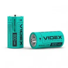 Акумулятор Videx Li-Ion 16340 (без захисту) 800mAh bulk
