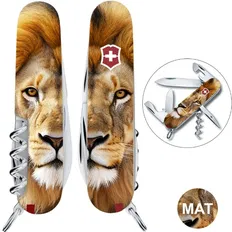 Складаний ніж Victorinox SPARTAN ANIMAL Лев 1.3603.7.F1010pw