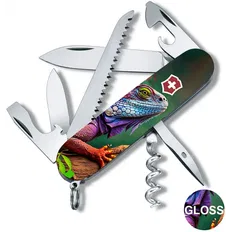 Складаний ніж Victorinox CAMPER ANIMAL Хамелеон 1.3613.3.F1020pw