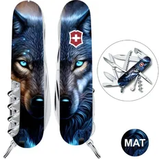 Складаний ніж Victorinox HUNTSMAN ANIMAL Вовк 1.3713.3.F1040pw