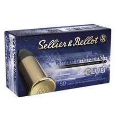 Патрон Sellier&Bellot Club кал. 22 LR куля LRN маса 2.6 г/40 гр