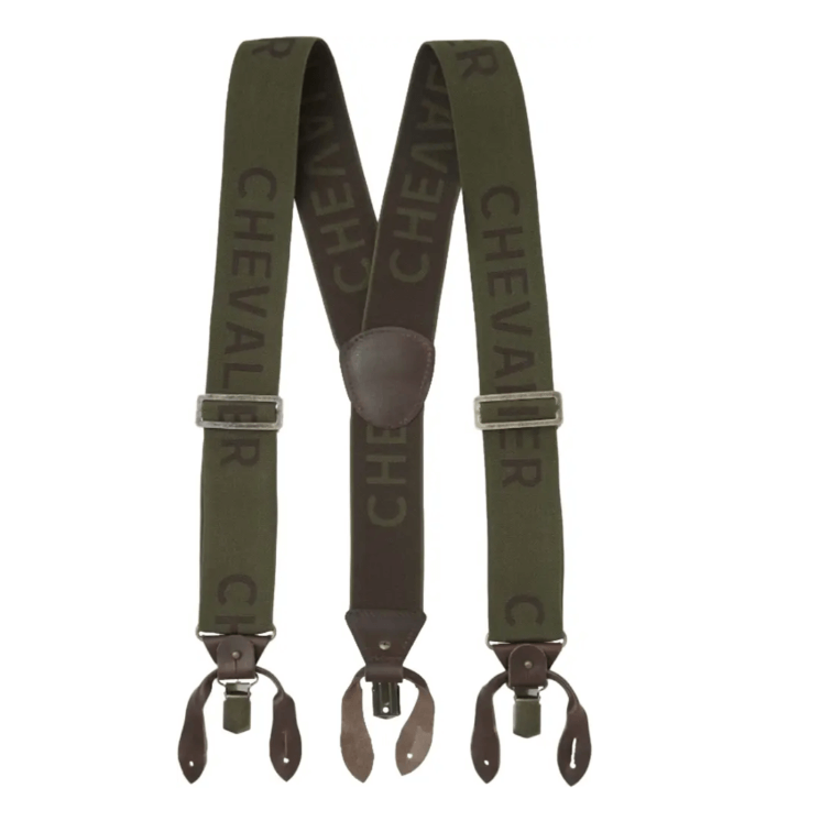 Підтяжки Chevalier Logo Suspenders Green