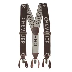 Підтяжки Chevalier Logo Suspenders Brown