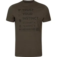 Футболка Harkila Instinct S/S Коричневий