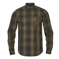 Сорочка Harkila Akkan L/S Зелений/коричневий