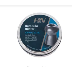 Кулі пневматичні H&N Baracuda Hunter. Кал. 5.5 мм. Вага - 1.18 г. 200 шт/уп