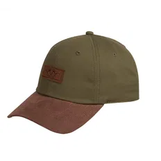 Кепка Blaser Active Outfits Argali Suede Badge Dark olive/brown