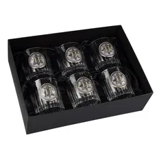 Набір келихів для віскі «Нацполіція України» Boss Crystal, 6 келихів