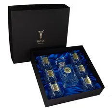 Набір для віскі "Гербовий з тризубцем" 7 предметів Boss Crystal