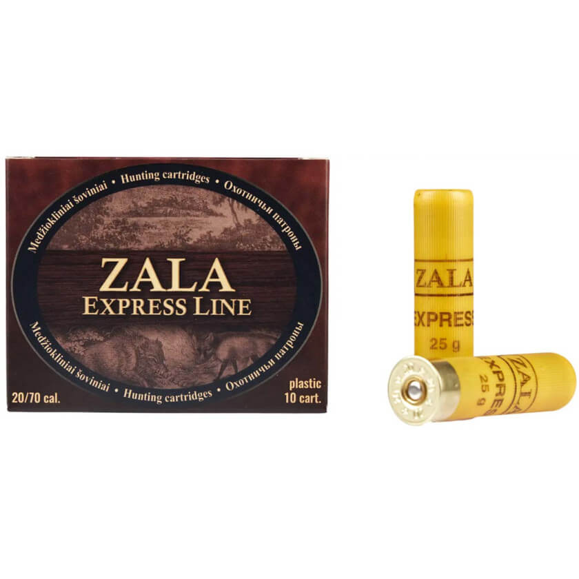 Патрон Zala Arms Express кал. 20/70 дріб № 2/0 (4,5 мм) наважка 25 г