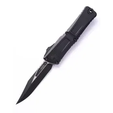 Ніж Microtech Combat Troodon Gen III OTF, bowie tactical, чорний