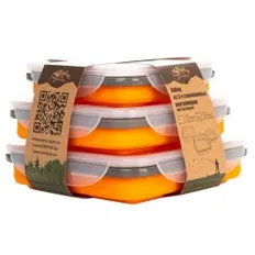 Набор из 3х силиконовых контейнеров Tramp (400/700/1000ml)