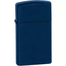Запальничка Zippo 1639 Slim Navy Blue Matte