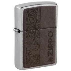 Запальничка Zippo 46920 Brown Leather Emblem